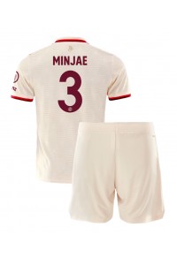 Bayern Munich Kim Min-jae #3 Babyklær Tredje Fotballdrakt til barn 2024-25 Korte ermer (+ Korte bukser)